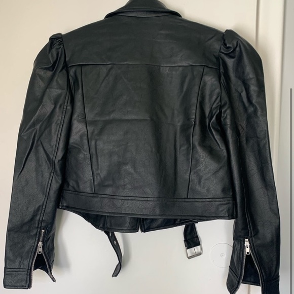 COPY - Missguided Faux Leather Jacket - Picture 2 of 3